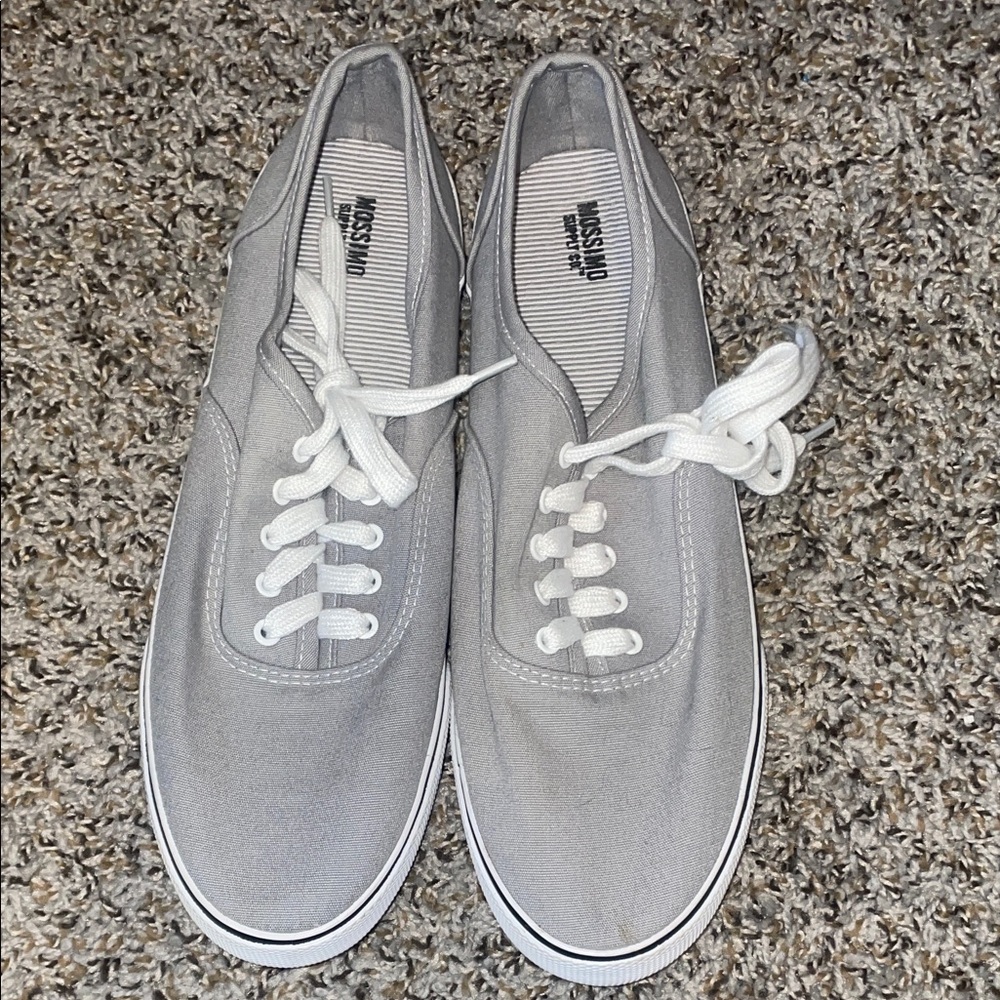 Target Gray Canvas Shoes